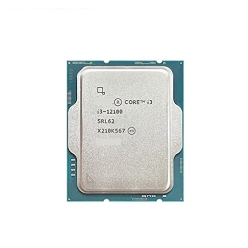 EWKYLSEM Prosesor CPU c I3-12100 I3 12100 3.3 GHz 4�R�A 8-�X���b�h L3 = 12M 60W LGA 1700�B