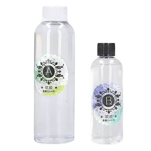 Pegamento de resina epoxi transparente, pegamento AB para fundición de arte, manualidades, joyería, fundas de teléfono, pegamento duro transparente, Kit de 300g y 100g