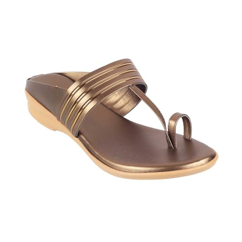 Image of Walkway Women Synthetic Leather Wedge Heel Fashion Sandal