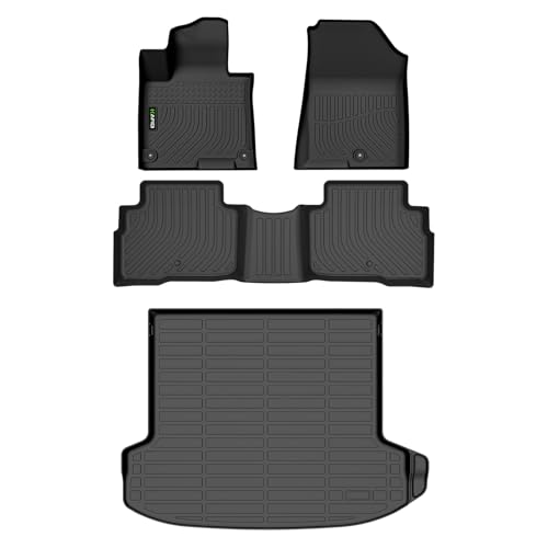 HAFIDI All Weather Floor Mats & Cargo Liner for 2026 Kia Sportage Hybrid (Not PHEV) Full Set Floor Liners Accessories Black