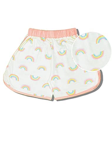 Image of 100% Cotton Printed Combo Shorts for Girls - Regular Fit Set of 2