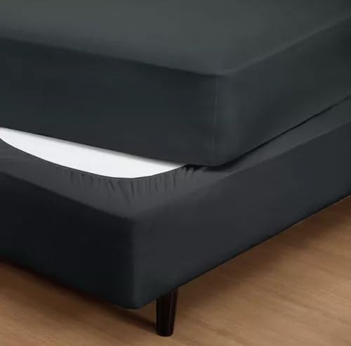 Saia Elástica King Size Fit Box em Malha 100% Algodão Preto 1.90 ...