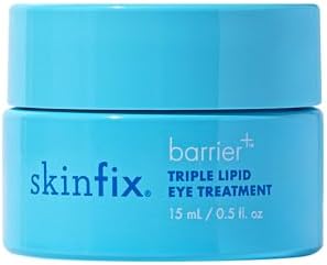 Skinfix Triple Lipid Eye Treatment - 0.5 fl oz - Eye Cream - Visibly Tightens, Depuffs & Smooths Undereyes - Non-Comedogenic - Fragrance Free - Vegan, Cruelty Free