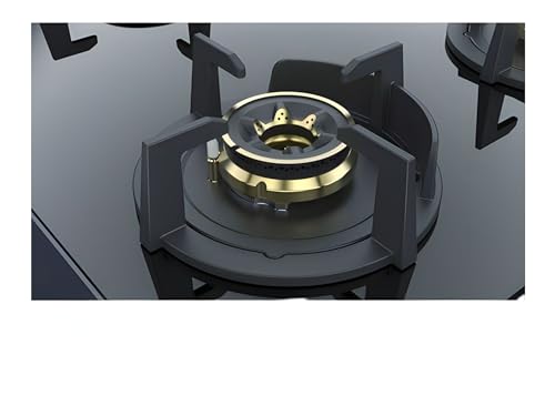Hindware Hazel 3B 60 Cm | Brass Burners | Auto Ignition | Flame Guard | Metal Knobs | Built In Glass Automatic Hob (3 Burners) - Black - Image 3