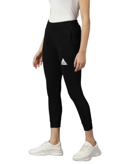 Image of ANGAR Women Cotton Joggers Elastic Sweatpants with Pockets Athletic Training SportsTrack Pants for Girls