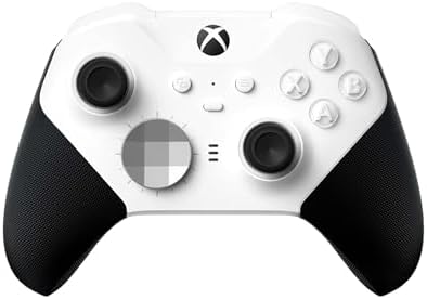 Xbox Elite Series 2 Core Wireless Gaming Controller (2025) – White – Xbox Series X|S, Xbox One, Windows PC, Android, and iOS