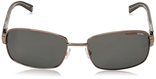 Carrera unisex adult Airlow/S Sunglasses, Matte Gunmetal/Polarized Gray, 58 mm US2