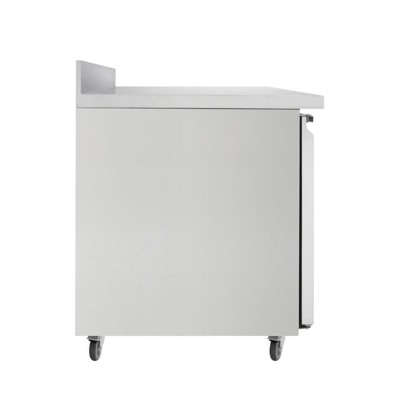 Table Réfrigérée 2 Portes GN 1/1 - Profondeur 700 avec Dosseret