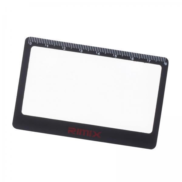 6X Pocket Len Magnifier Outdoor Fre HD Reading Glass Credit Card Size Black-picture-17