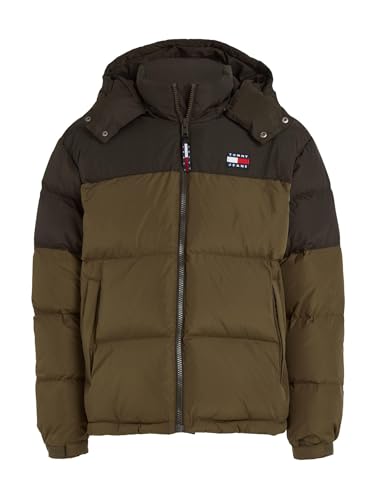 Vestes Alaska Tommy Jeans froides surmontées d'un tissu olive isolant