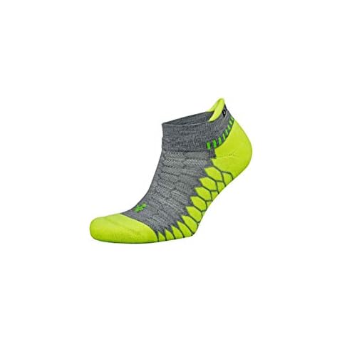Balega Unisex Silver no show socks, Grey, L UK Cover