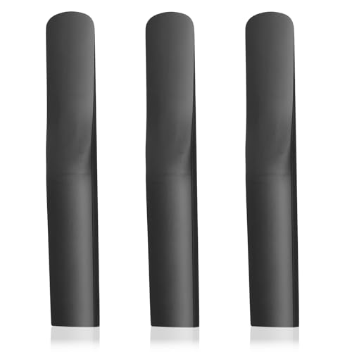 3Pcs Plastic Clarinet Reeds Strength 2.5, Bb Clarinet Reeds, Traditional Style Resin Reeds for Beginners, Music lovers and Educators