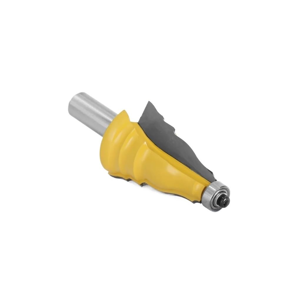 Cortador de mango Gong de 12MM y 1/2, reposabrazos, carcasa for puerta y ventana, fresa de línea de broca for herramienta de carpintería de madera, 1 ud.(12.7mm shank)