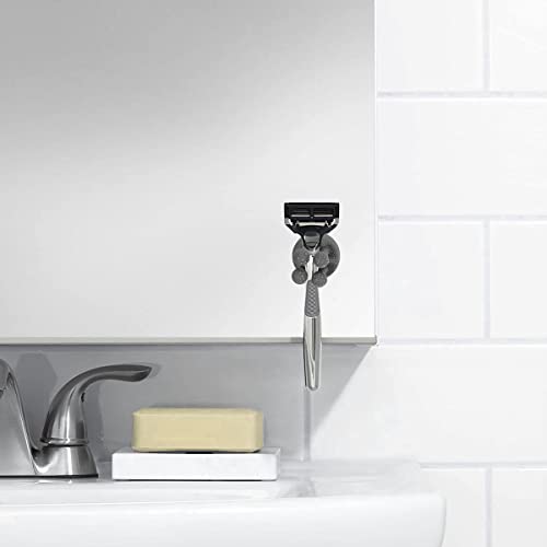 Basicon 6 Stück Bunte Klebehaken, Silikon Rasierer Halterung Rasiererhalter ohne Bohren Zahnbürsten Halterung Handtuchhaken Selbstklebend Mehrzweckhaken Schlüsselhaken für Küche,Haushalt, 6 Farben - Image 8