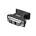 Produktbild Hama DVI auf VGA Adapter (Monitoradapter Full HD, Adapterkabel DVI Stecker  VGA Kupplung, Video Adapter für PC, Notebook zum Anschluss an Monitor, TV, Beamer)