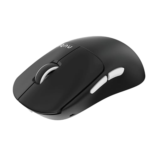 Ratón para juegos ultra-ligero Nubi NM1 con sensor de 12000 DPI y conexión Bluetooth