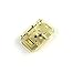 2x Square shape Drawbolt Closure Latch for Guitar Case or luggage,Gold Plated 47mm