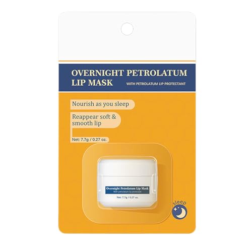 Bálsamo Labial | Crema De Labios Durante La Noche | Bálsanos Y Humectantes | Con Vit E | Duradero | Ingredientes Naturales | 3.4x2.7cm/1.34x1.06 Pulgadas | Perfecto Para Hombres Y Mujeres