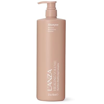 L'ANZA Healing Volume Hair Thickening Shampoo Volumizing Shampoo, Boosts Body, Lightweight Cleanse, Adds Fullness, Color Safe, Anti-Frizz Anti-Humidity Strengthening Care, Sulfate Free