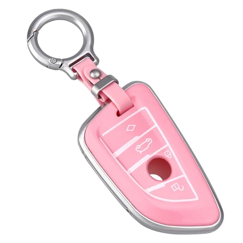 Coque de clé BMW anti-choc en TPU et zinc pour éviter les rayures et fissures du boîtier