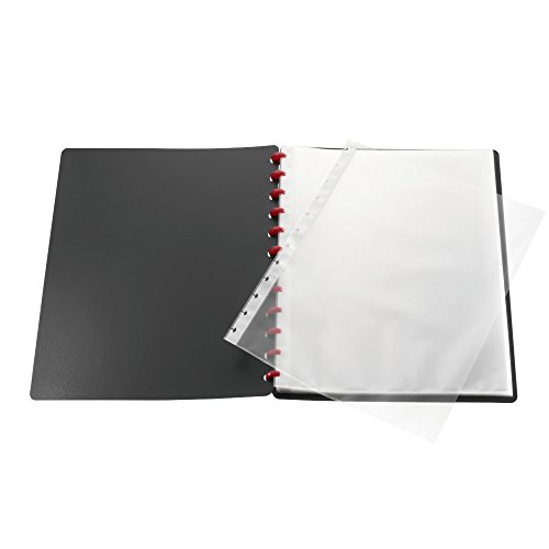 Herlitz 5514286 Präsentationsmappe EasyFix schwarz (1)