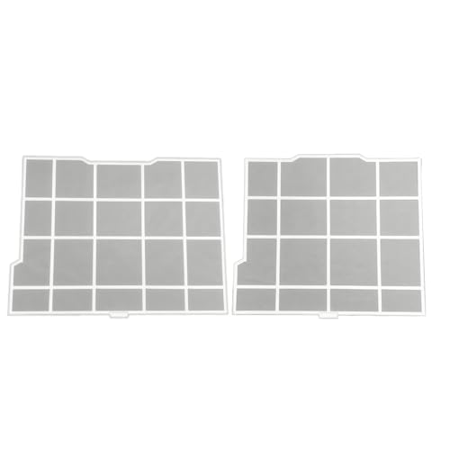 Filtro de aire acondicionado profesional, marco de plástico con malla fina, compatible con Panasonic y Hitachi (K: 43,5 x 32,5 cm y 37,5 x 32 cm)