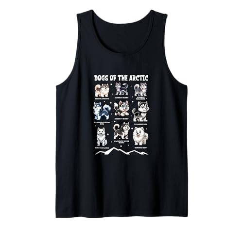 Types of Sled Dogs Tank Top