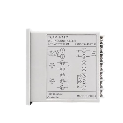 Régulateur de température 4-20mA 2Alm Relay OPT 72x72 - 3