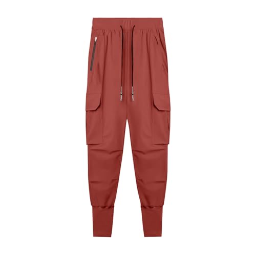 Breathable Pants for Men Quick Dry Comfy Elastic Active Trousers Workwear Casual Slim Fitted Pants with Pockets2