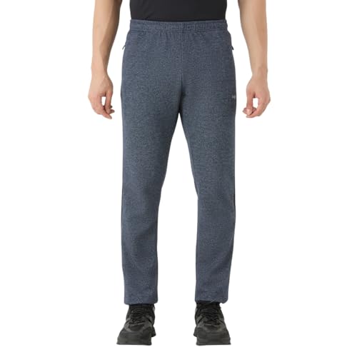 Image of berge' Men Cotton Polyester Comfy Regular Fit Sports Quality Track Pants with Secure Zipper Pocket, Casual Wear Lower Tracks Pant