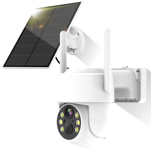 La Mejor Recopilación de Camaras de Seguridad Exterior disponible en línea. 49 EASYTAO Q25 Cámaras de Seguridad Exterior WiFi con Solar Panel 2.5K, con Batería 8000mAh, 4MP(2560 * 1440) Visión Nocturna, Cámara Inalámbricas IP66, App iCSee O Tris Home,...