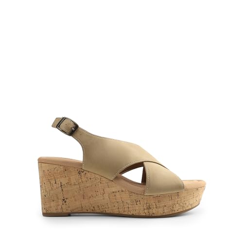 DREAM PAIRS Women's Comfortable Ankle Strap Platform Wedge Sandals for Women Casual Dressy Summer3