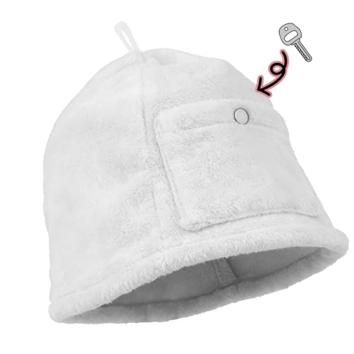 JUNXINHENGFA サウナハット ホワイト