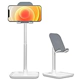 【Benutzerfreundliches Design】* Das reservierte Ladeloch hat keinen Einfluss auf das Laden während der Verwendung des Ständers. * Der Kabelbinder als Geschenk hilft, das Ladekabel beim Laden zu befestigen. * Die große Basis dient auch als Mini-Ablagefach für Ihre kleinen Dinge. * Unabhängig davon, ob Sie Ihr Gerät horizontal oder vertikal auf den Ständer stellen, wird der Bildschirm nicht abgedeckt, und Sie können nach Belieben zuschauen.