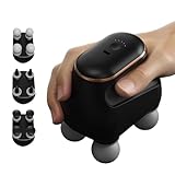 Tiefengewebsmassagegerät – 4-Kopf 12 austauschbar, Bauchmuskelgerät | Massagepistole für...