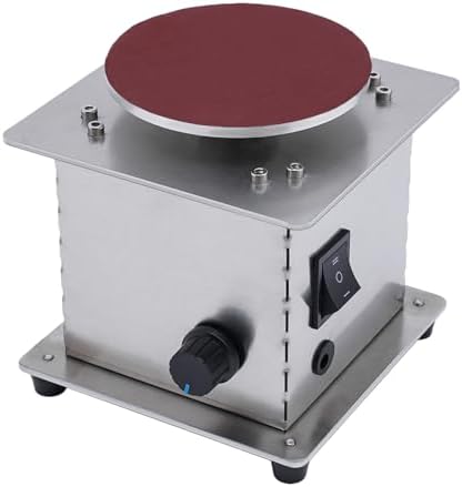 Disc Sander 6000RPM, 4 inch Electric Small Sanding Machine with Forward and Reverse Function for Wood, Metal, Stone, and Scissors Polishing and Grinding
