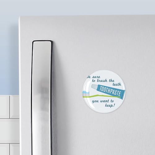 Imán redondo decorativo para refrigerador 2.25" miniatura 3
