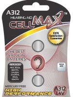Cell Max Long Lasting Zinc Air Hearing Aid 2 Pack (CM-A312-BP2)