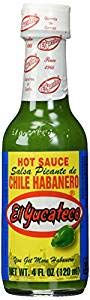 El Yucateco Salsa de Chile Habanero Rojo, Verde y Kutbil-ik -de XXXTRA Pack de Ahorro de 3 Botellas con Plato de Tapas