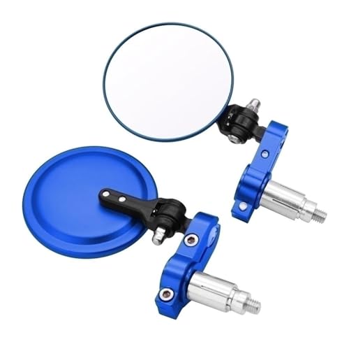 Rétroviseurs ronds argentés pour moto Hornet 250 CB400 et CB600