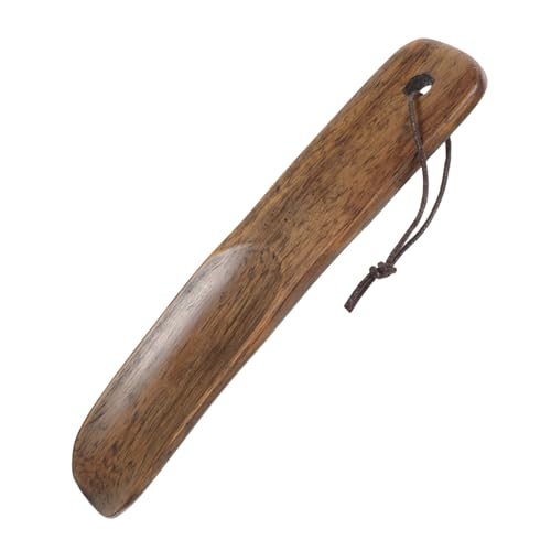 Holibanna calzador para zapatillas de deporte cuernos de zapatos calzador mango corto calzador de viaje Cuerno de zapato calzador largo bocina shoe rack calzador de mujer calzador de madera