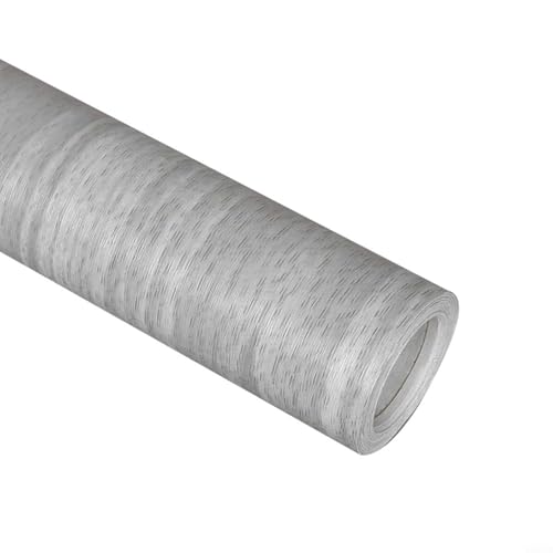 WIIYENA Rollo de suelo de vinilo de PVC de grano de madera de 10 m, autoadhesivo, impermeable, para cocina, dormitorio, hogar, oficina, decoración, fácil instalación 45cmx10m