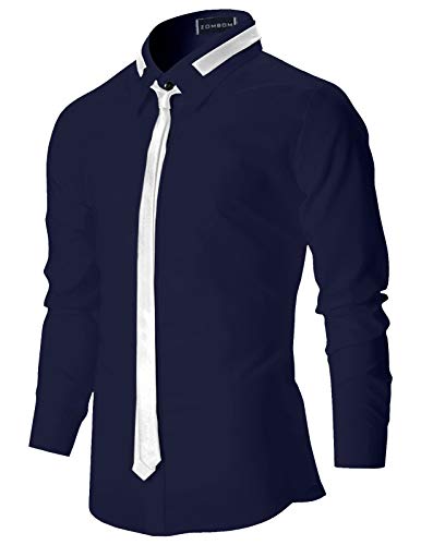Image of Zombom Men's Regular Fit Casual Shirts
