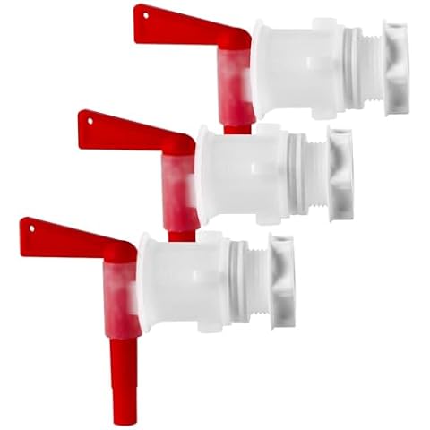 Bucket Spigot 5 Gallon Bucket Spigot, Plastic Bottling Bucket Spigot Fermenting Bucket Spigot for 5 Gallon Bucket Homebrew Wine Making Beer Fermentation Bucket Fermenter Cover