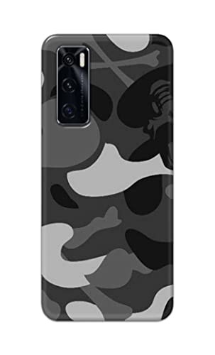 Image of Printed Hard Back Cover Case for Vivo V20 SE Back Cover (Army Pattern) -1302