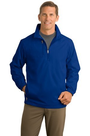 Port Authority 1/2-Zip Wind Jacket. J703 True Blue Xs #TOP30