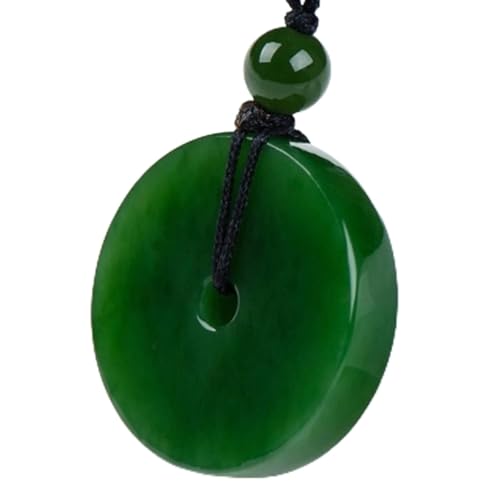Pendentif jade vert fermoir collier zen pour apaiser le style