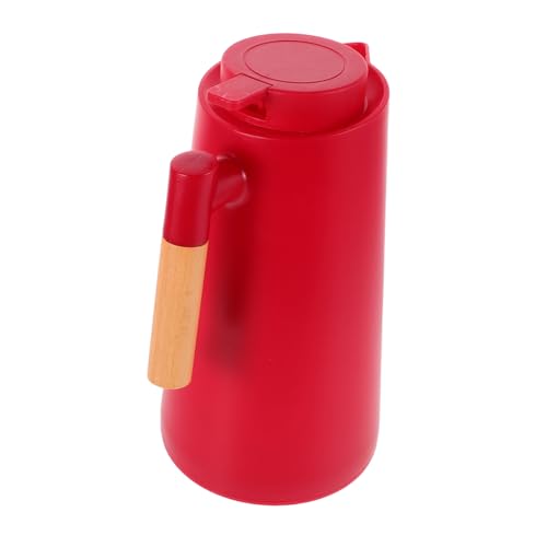 LIFKOME Jarra térmica botella aislante término de café capacidad termo para té diseño nórdico jarra de cafe jarra aislada jarra con pico jarra de café aislada tetera Vidrio rojo