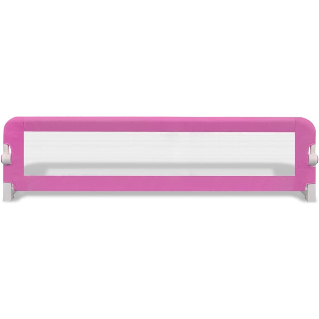 1Stk Bettgitter Kleinkinder Rausfallschutz Bett, höhenverstellbares Klappbar Bettschutzgitter Mit Durchsichtigem Netzgewebe, Rausfallschutz, Babybettgitter, Kinderbettgitter, Bettschutzgitter, Rosa
