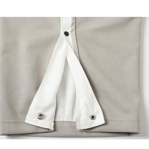 Pantalones de chándal con botones laterales en tejido premium cómodo 7